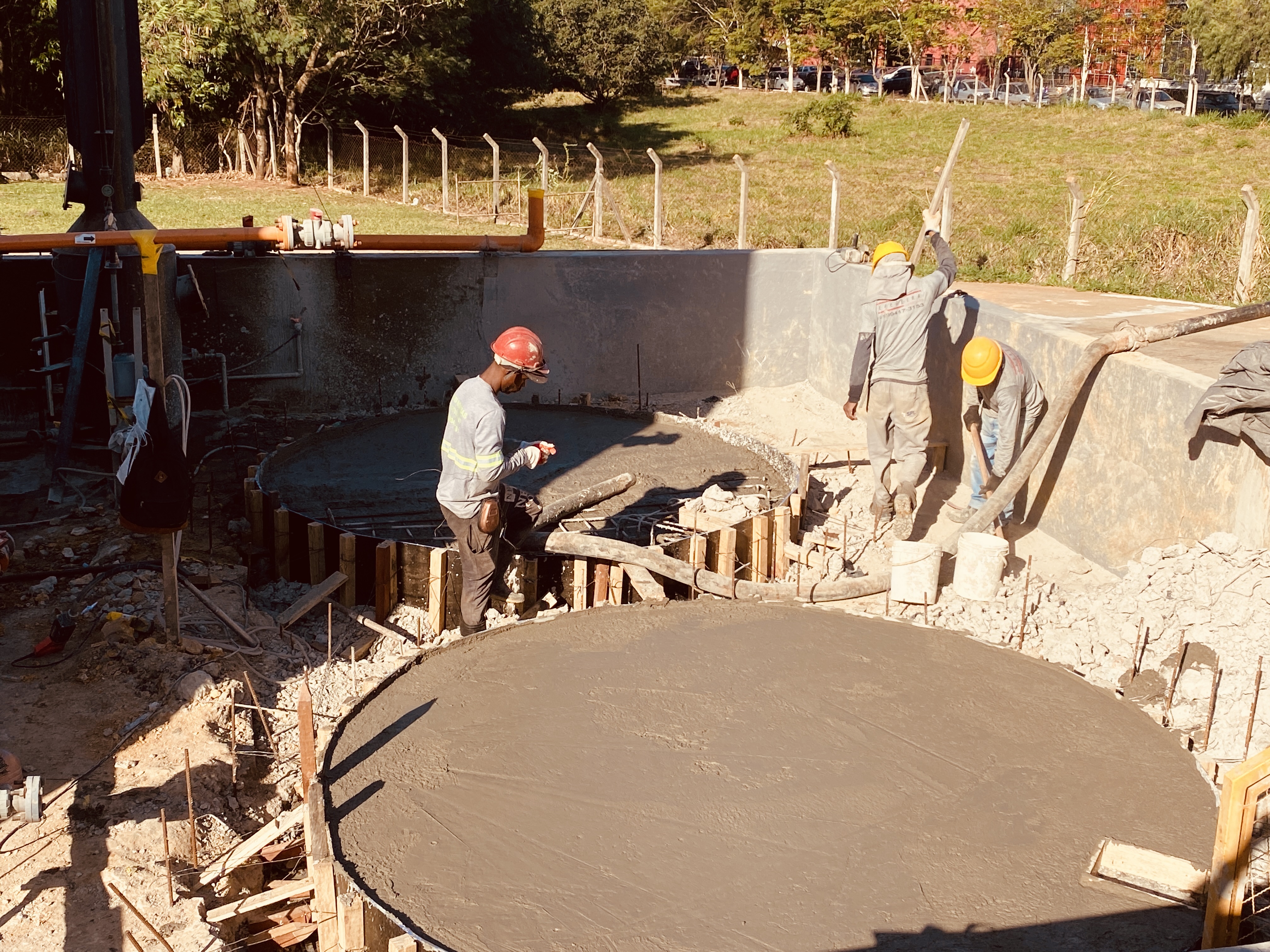BASE EM CONCRETO PARA TANQUES DE HLC - 40m³ - foto 11