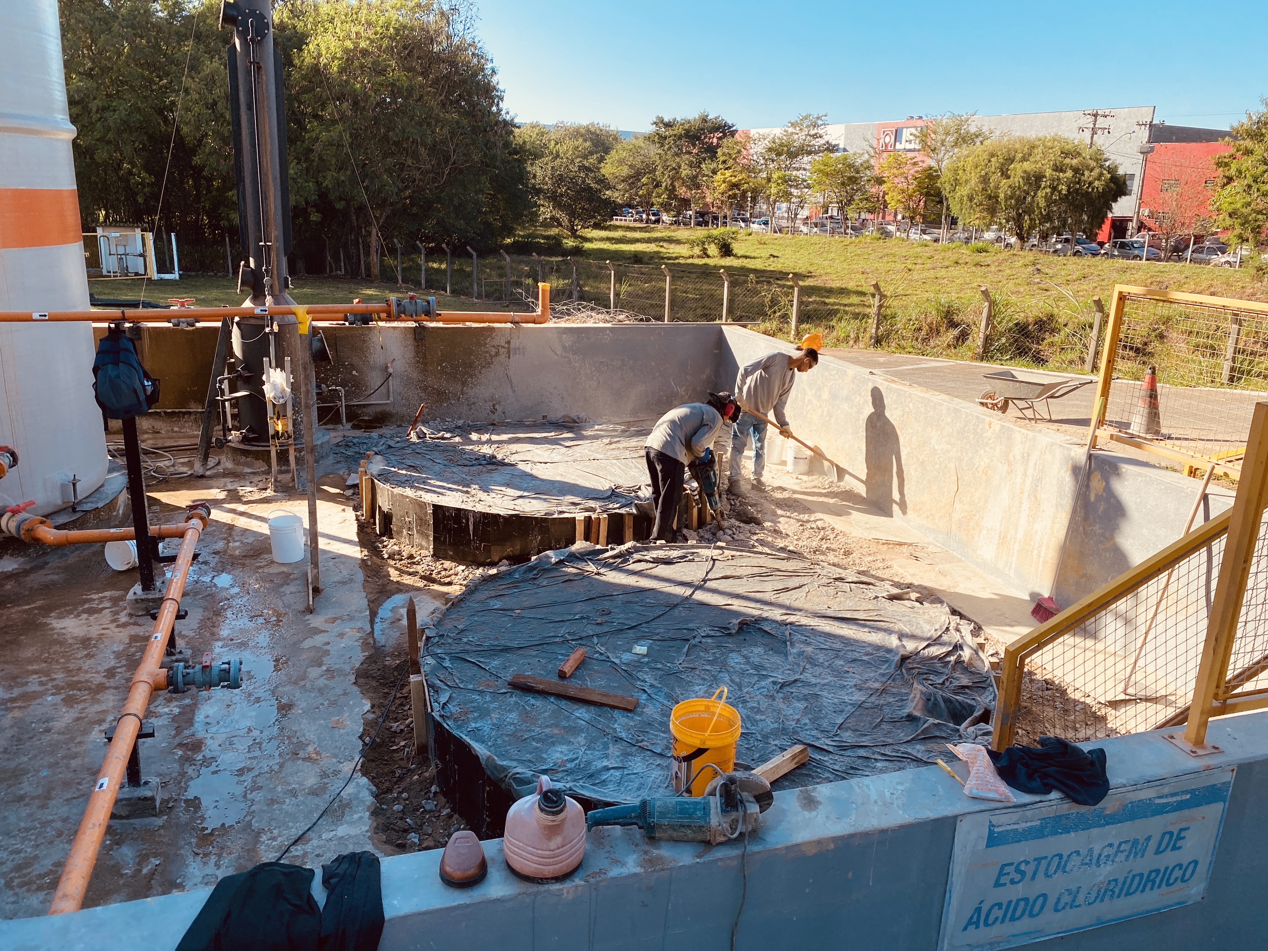 BASE EM CONCRETO PARA TANQUES DE HLC - 40m³ - foto 14