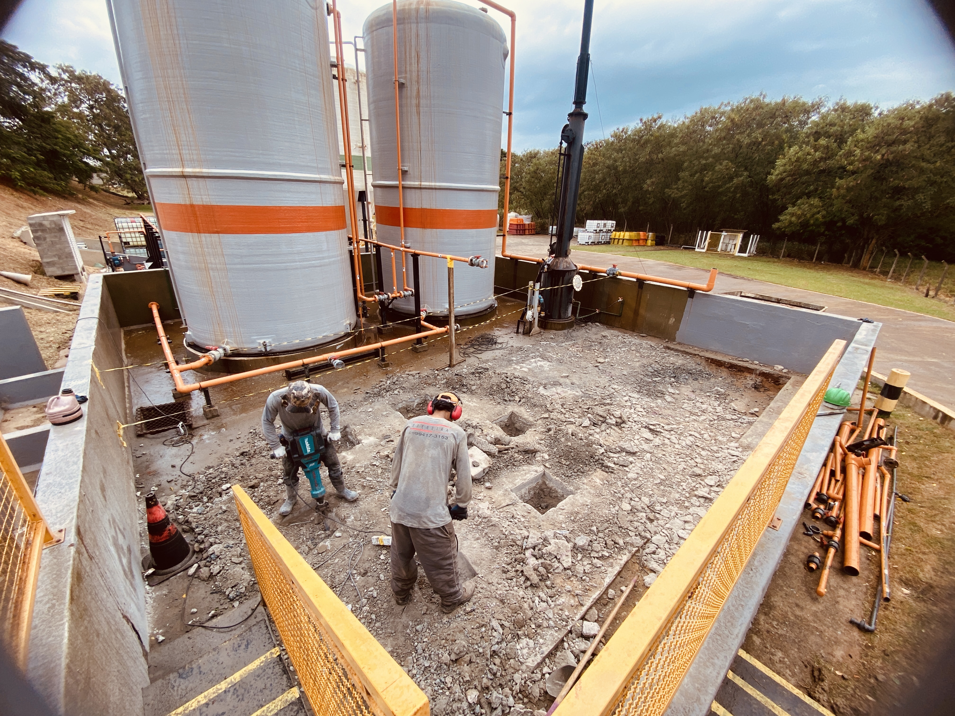 BASE EM CONCRETO PARA TANQUES DE HLC - 40m³ - foto 6