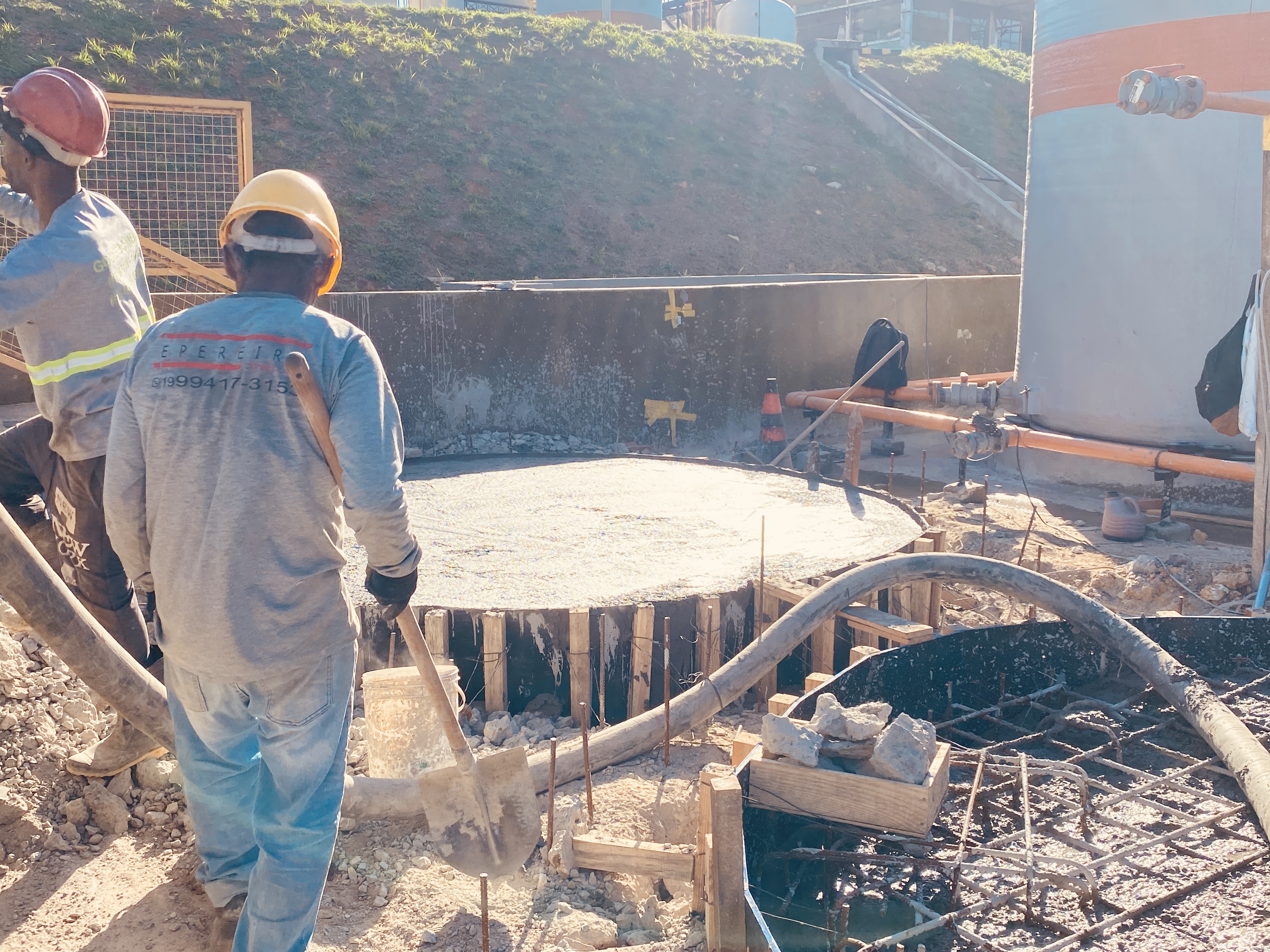 BASE EM CONCRETO PARA TANQUES DE HLC - 40m³ - foto 13
