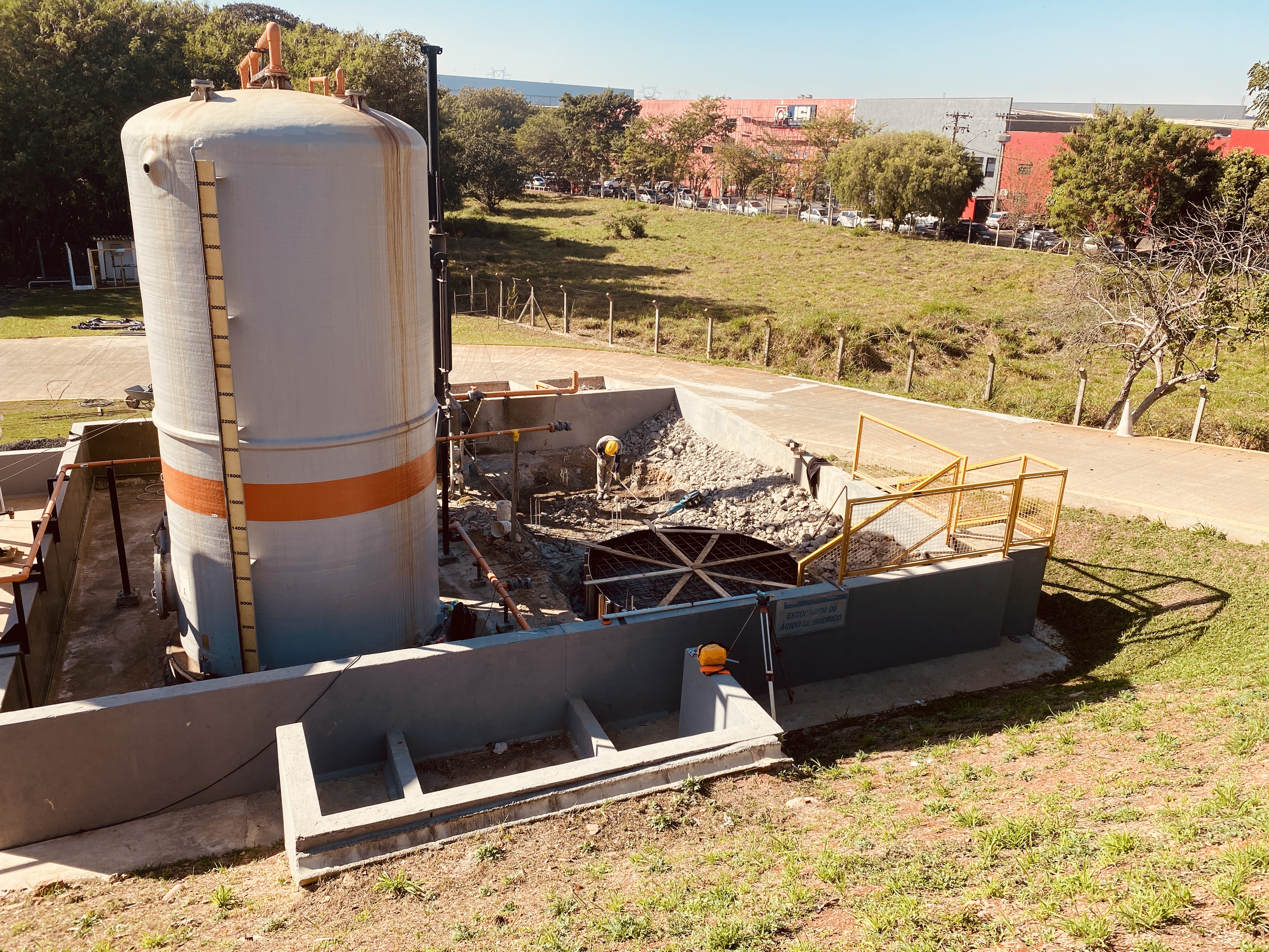 BASE EM CONCRETO PARA TANQUES DE HLC - 40m³ - foto 9