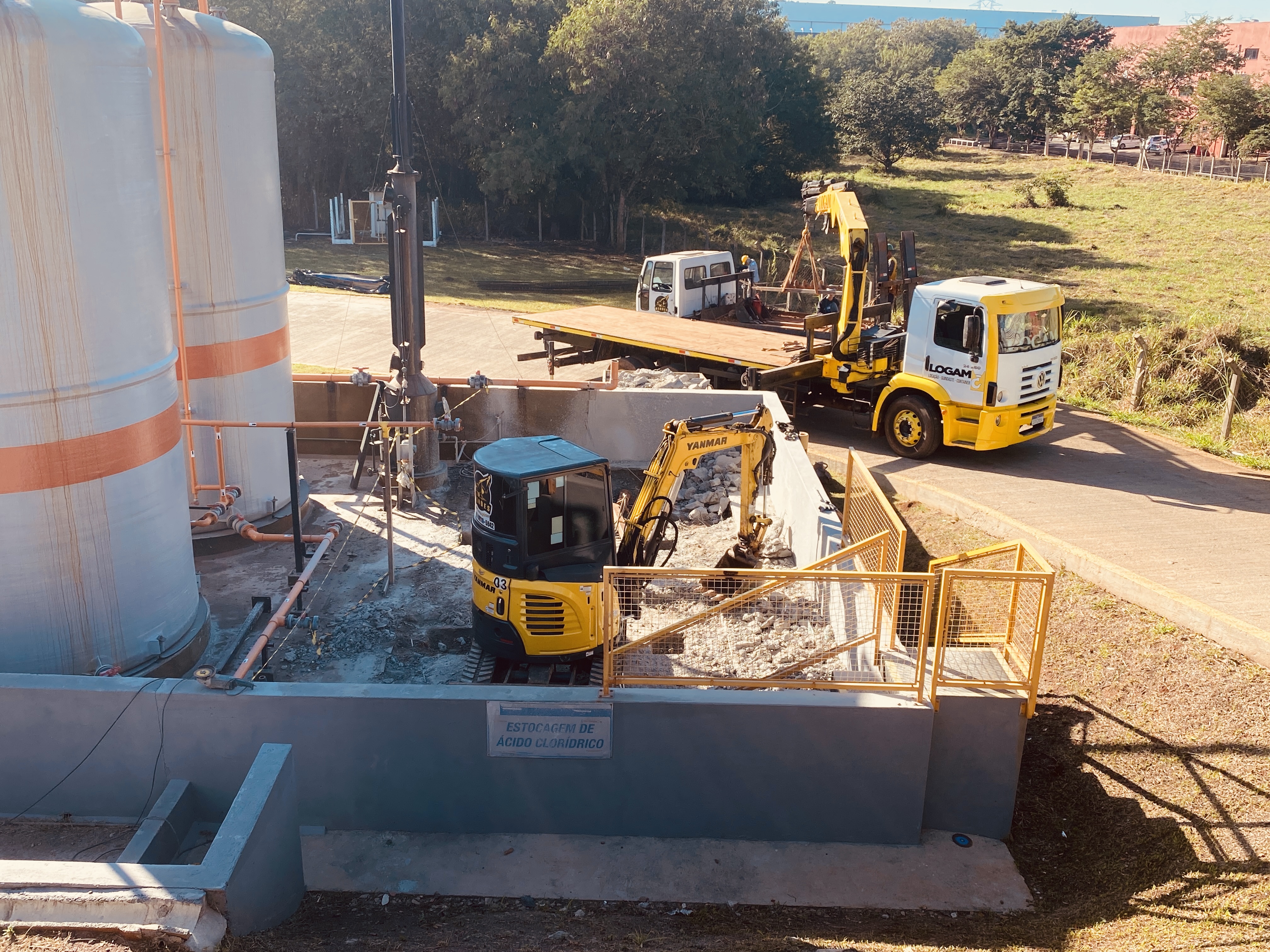 BASE EM CONCRETO PARA TANQUES DE HLC - 40m³ - foto 7