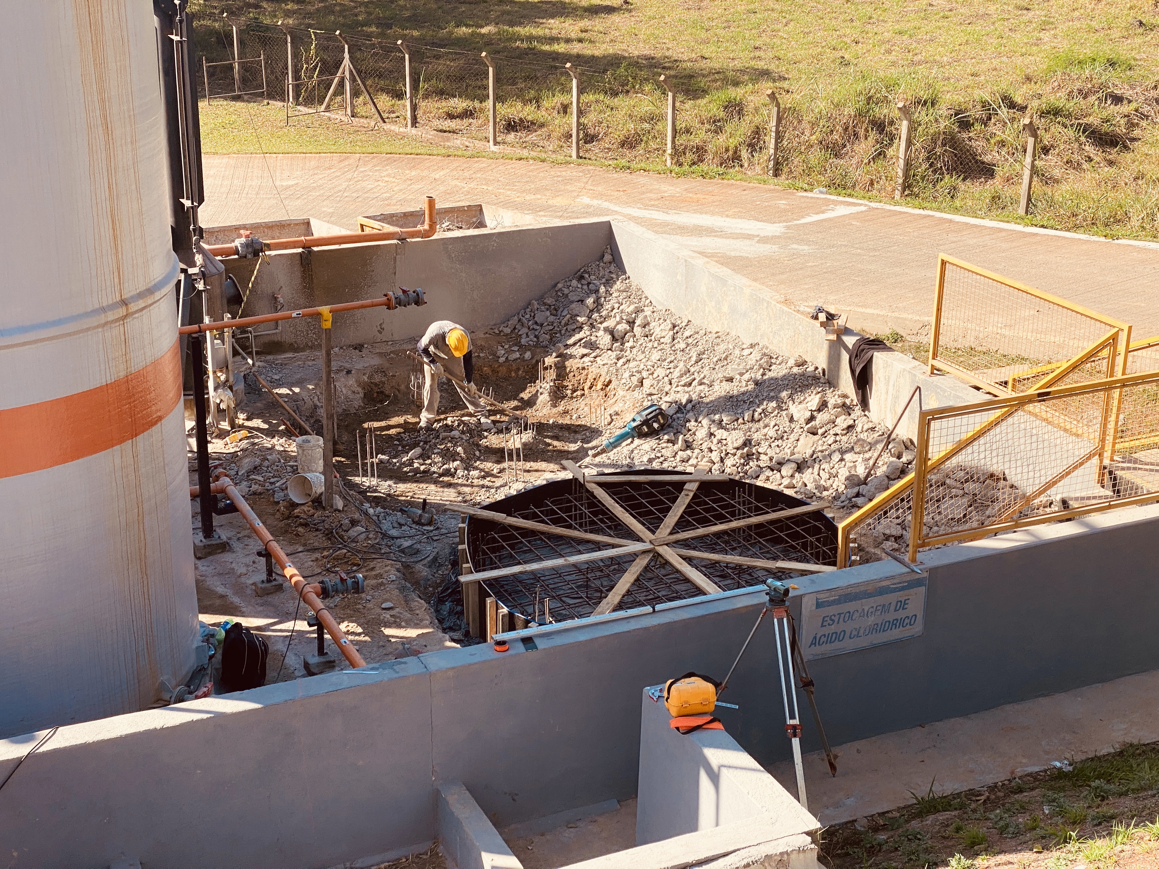 BASE EM CONCRETO PARA TANQUES DE HLC - 40m³ - foto 10